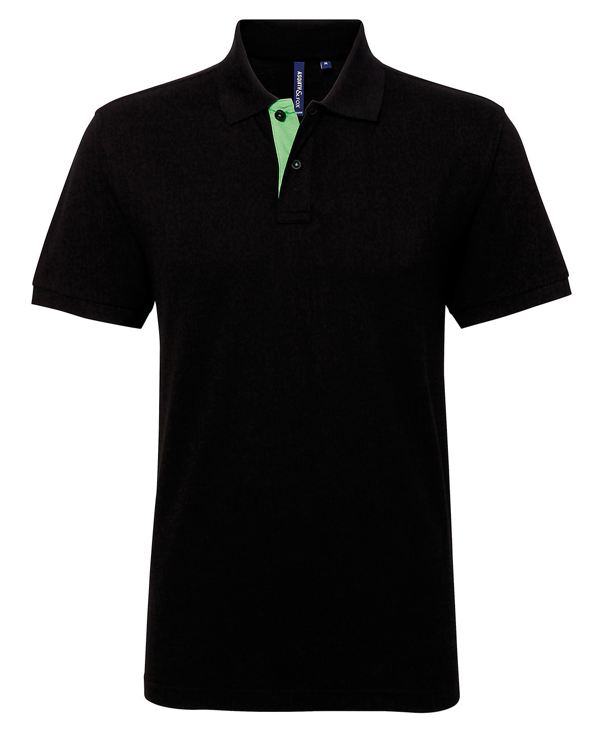 Men's classic fit contrast polo