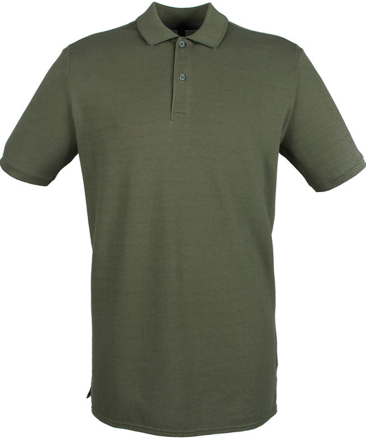 Micro-fine piqué polo shirt