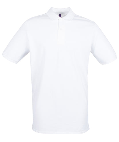 Micro-fine piqué polo shirt