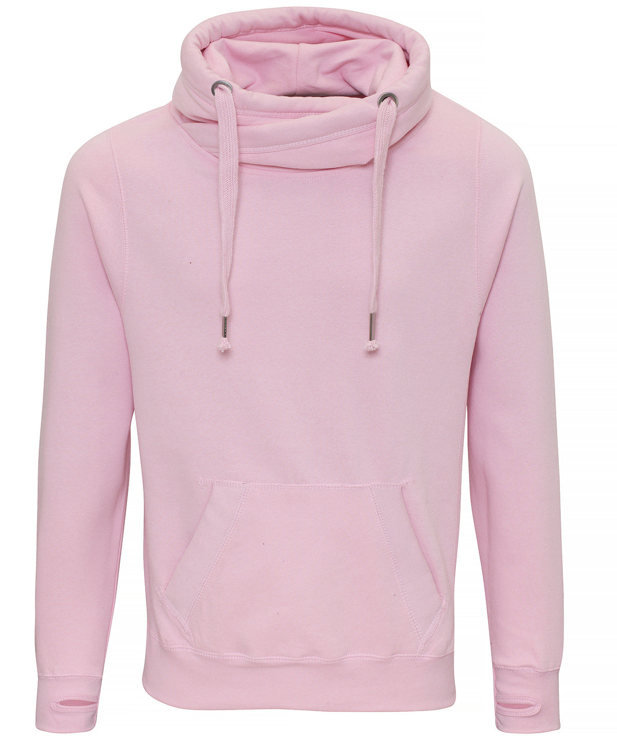 Cross neck hoodie