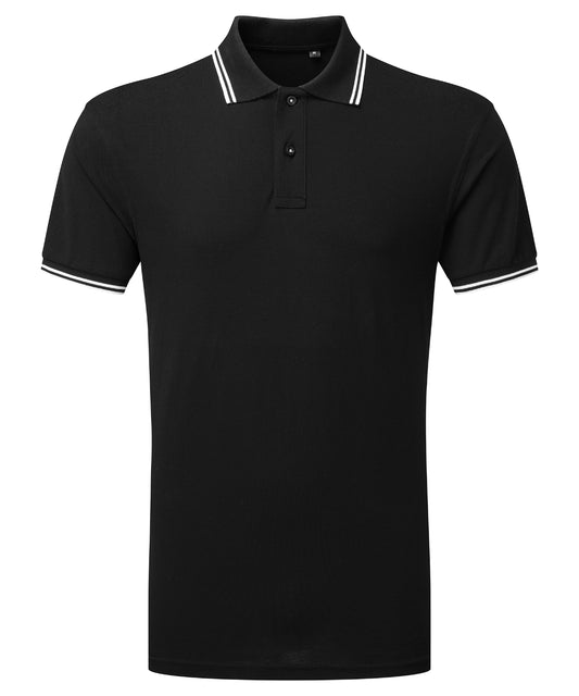 Men's classic fit tipped polo