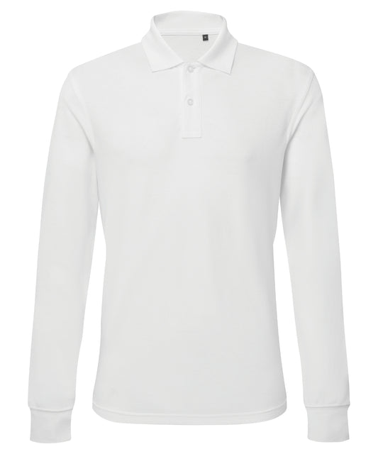 Men's classic fit long sleeved polo