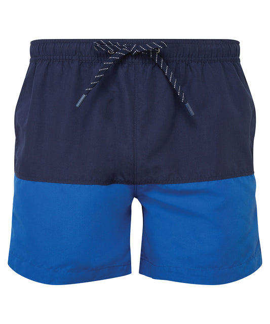 Block colour swim shorts 