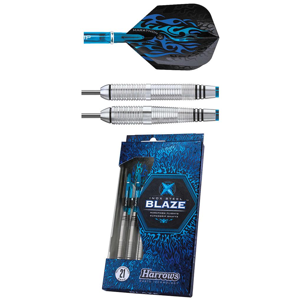 Harrows Blaze Inox Steel Darts 23g