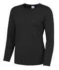 SE Fitness Long Sleeve T-Shirt - with REFLECTIVE PRINT - Ladies Fit