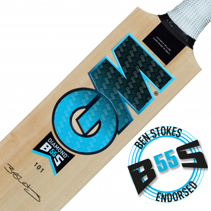 Ben Stokes· Prime Kashmir Willow- GM Diamond Junior Cricket Bat - 101