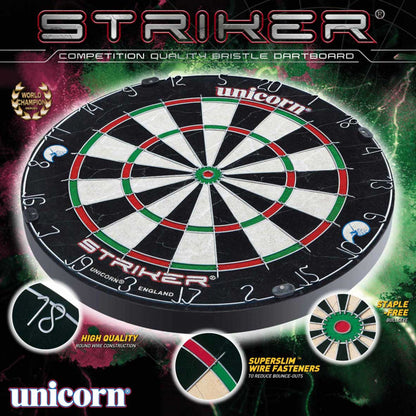 Unicorn Striker Bristle Dartboard