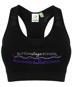 Sutton Stage School Soft Crop Top - Adults