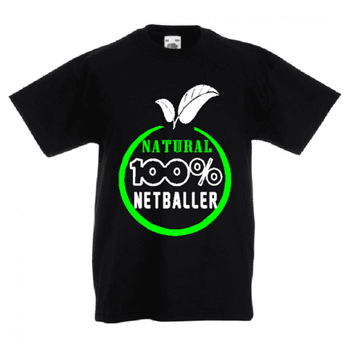 Natural Netballer Tee - Adult - Sportologyonline - Sportology Netball