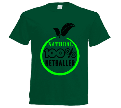 Natural Netballer Tee - Adult - Sportologyonline - Sportology Netball