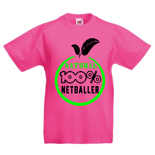 Natural Netballer Tee - Adult - Sportologyonline - Sportology Netball