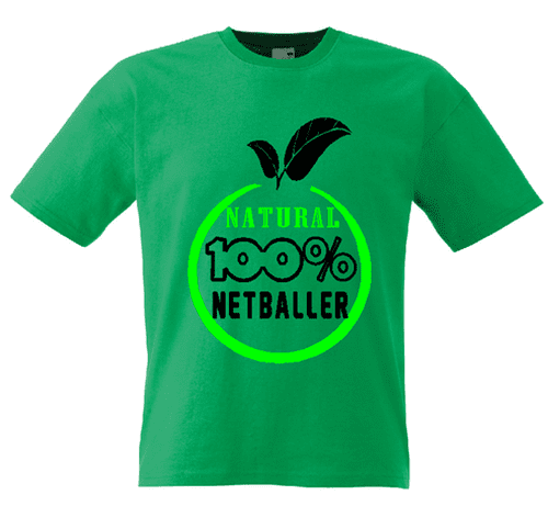 Natural Netballer Tee - Adult - Sportologyonline - Sportology Netball