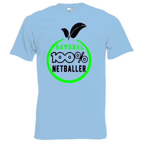 Natural Netballer Tee - Adult - Sportologyonline - Sportology Netball